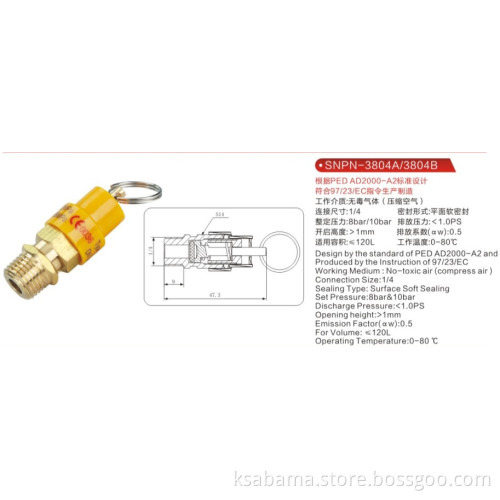 CE Safety Valve